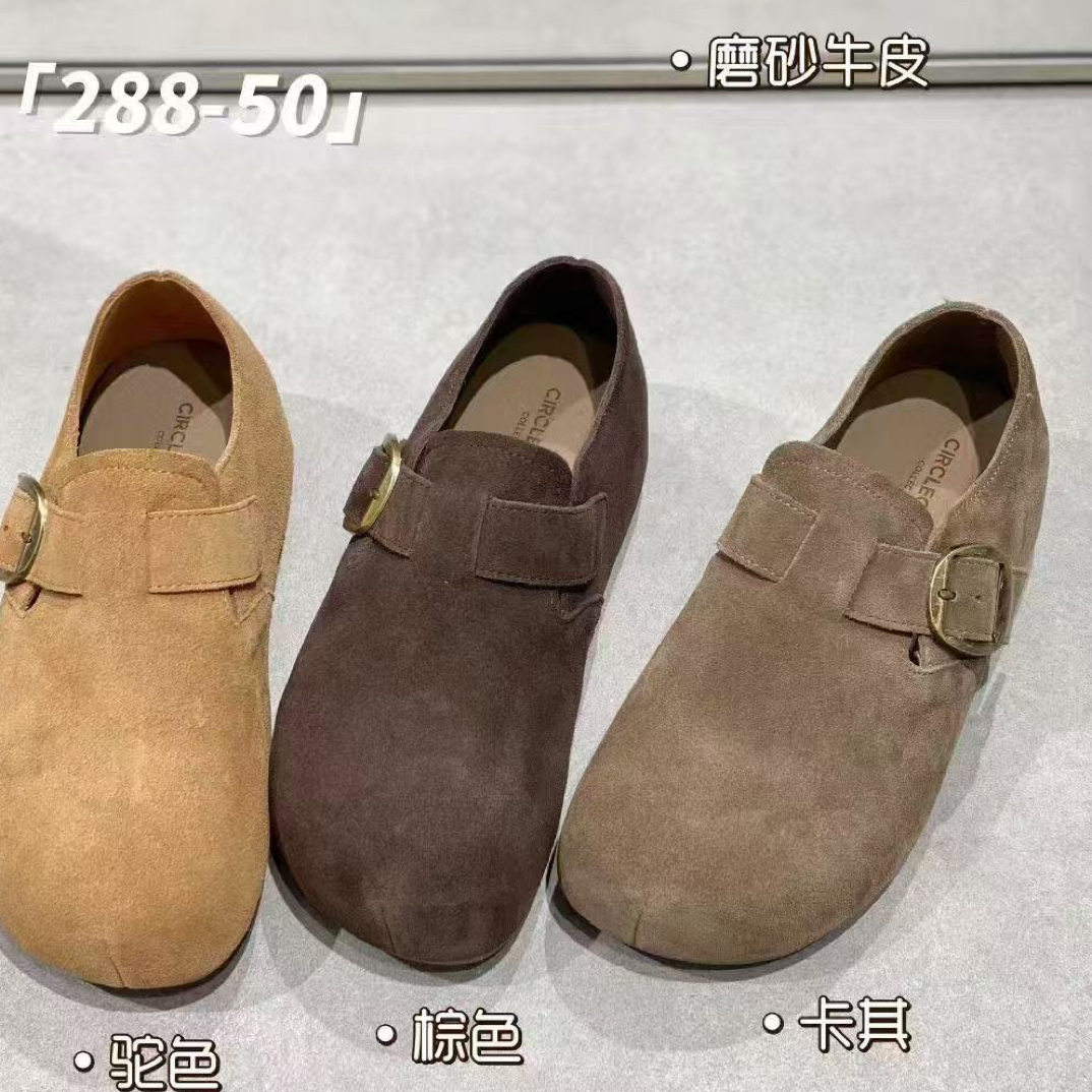 2025秋冬款新款勃肯女鞋休闲百搭洋气288-50（4cm)