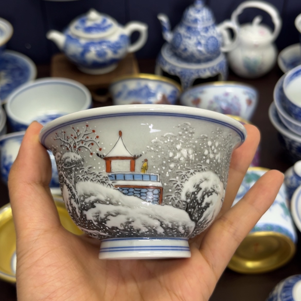 【闪购商品】景德镇手工手绘陶瓷微瑕