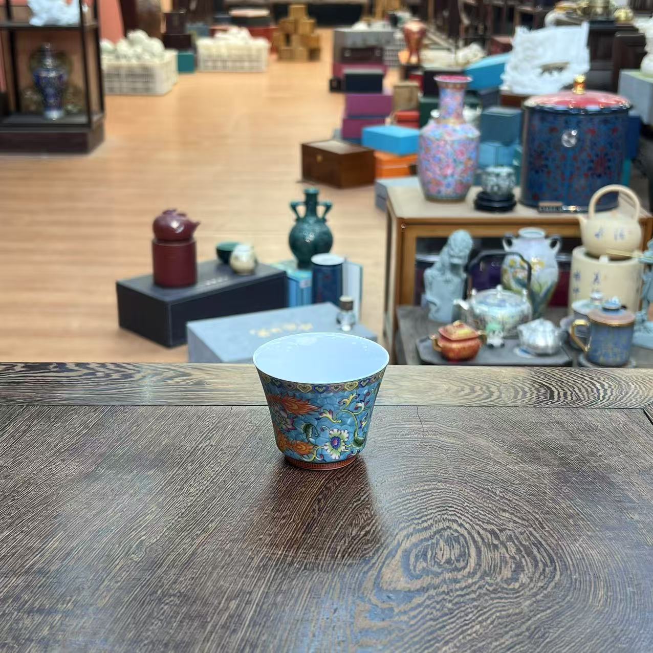 【闪购商品】珐琅彩凤凰主人杯