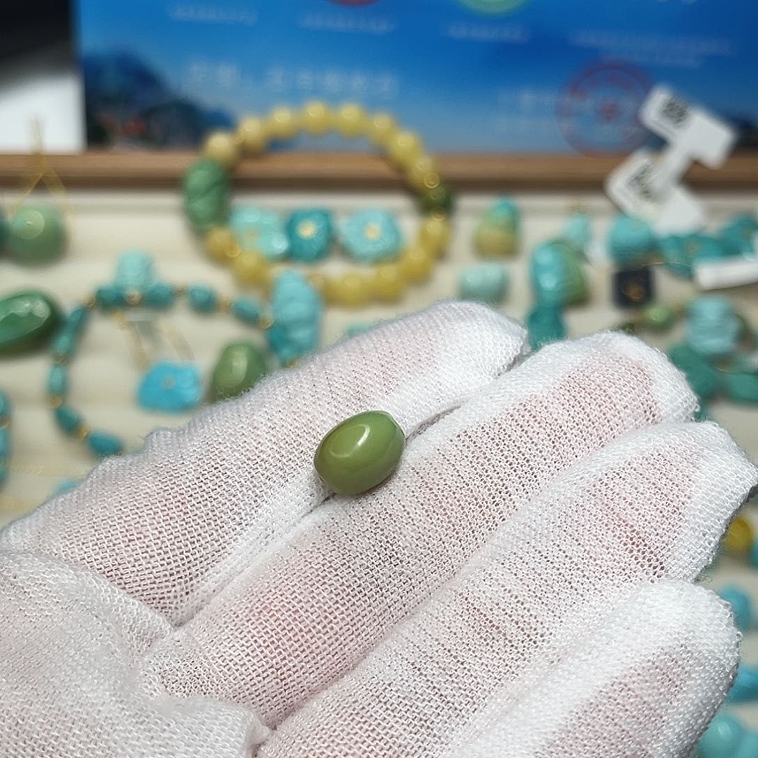 绿松石未镶嵌珠宝半成品