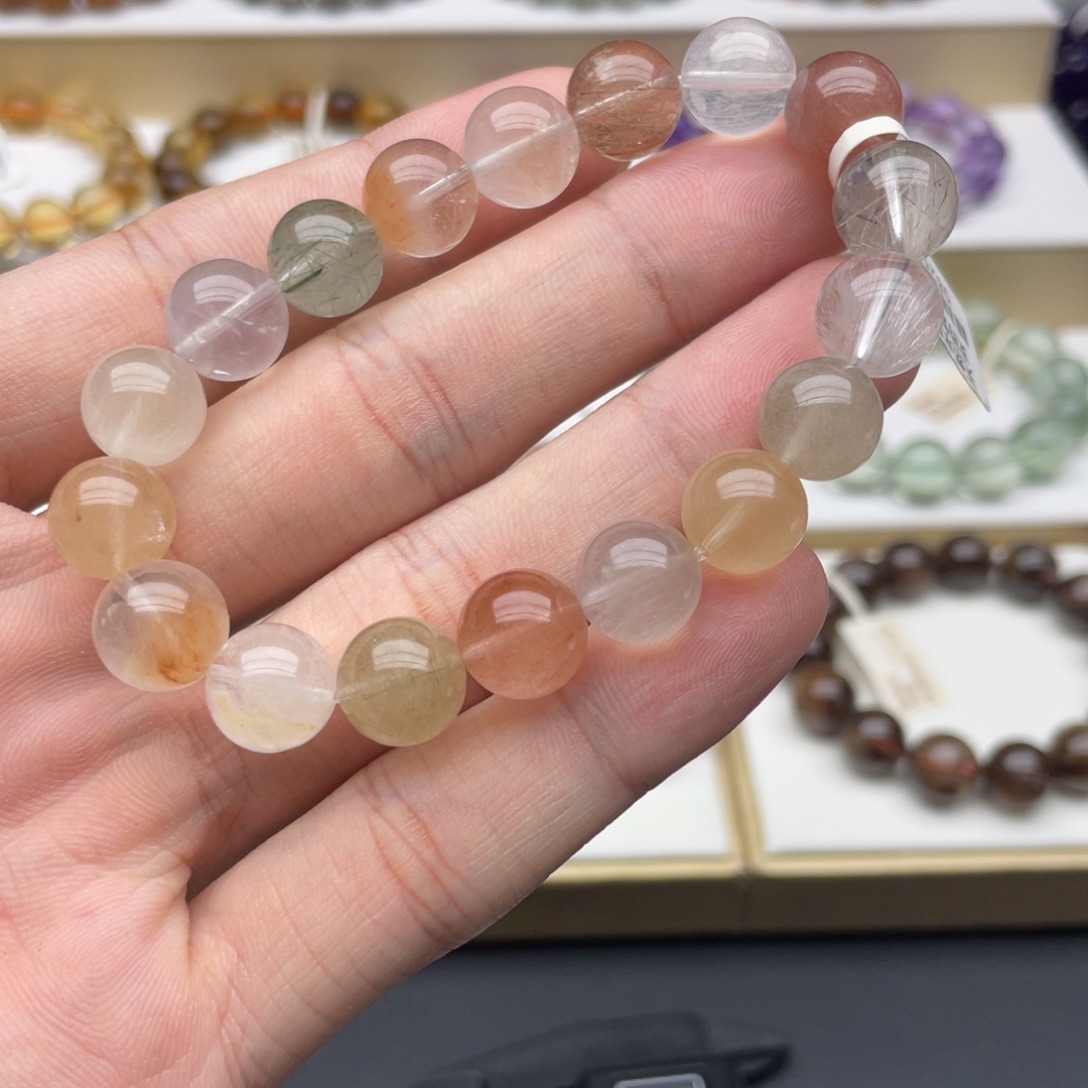 手链水晶未镶嵌纯天然