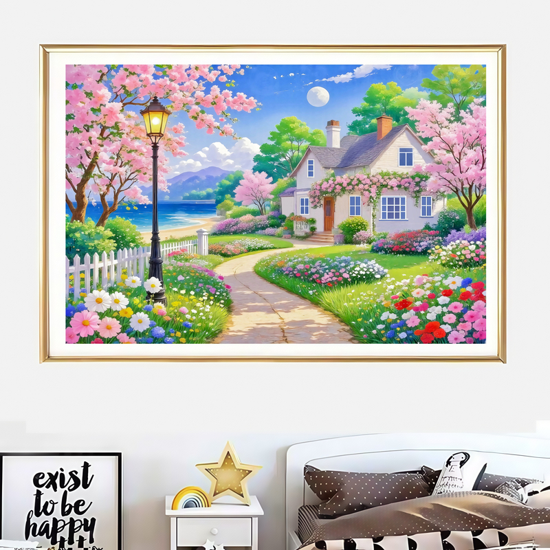 【针情针艺定制】面朝大海十字绣2025新款唯美卧室客厅玄关43色高级