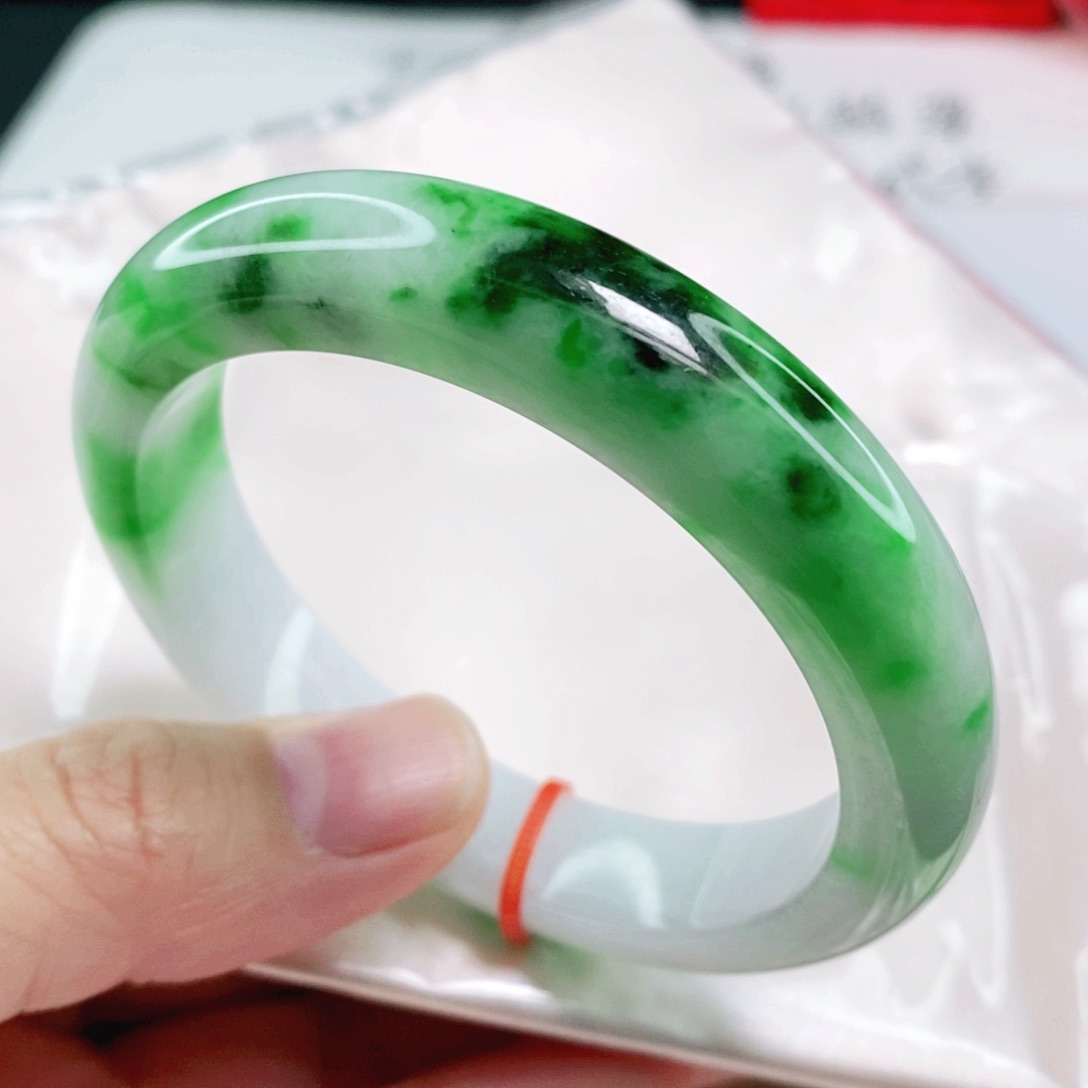 未镶嵌手镯翡翠55.8圈口