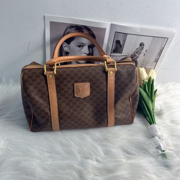 95新 Celine/思琳 思琳老花波士顿30手提包