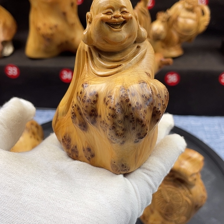 柏木（崖柏）米勒手把件