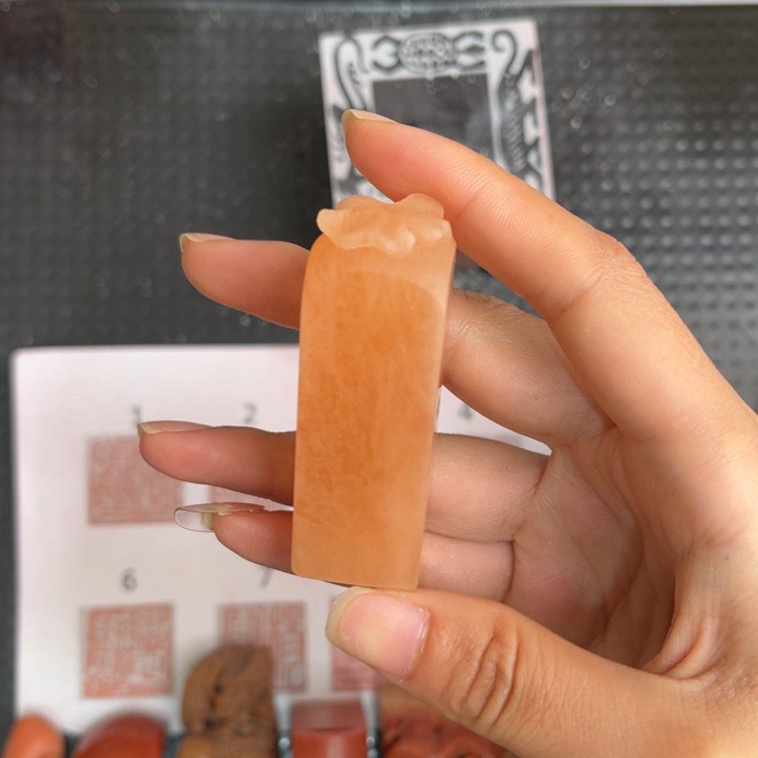 青海石绰*现场纯手工篆刻