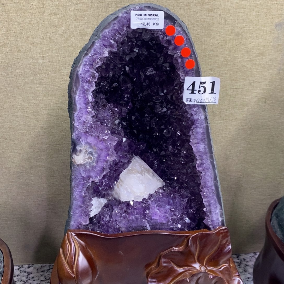 大型摆件（非配饰）水晶未镶嵌紫水晶451