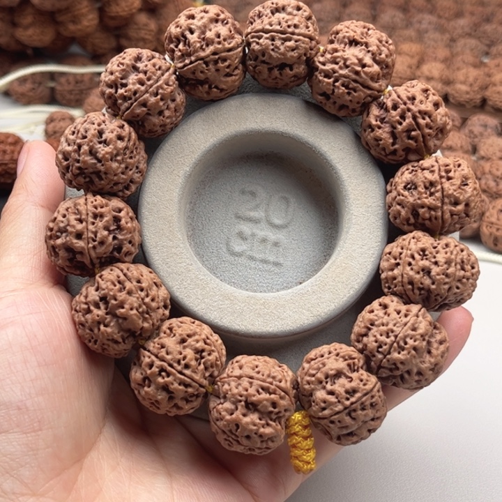 金刚菩提手串矮桩纽扣梅花23