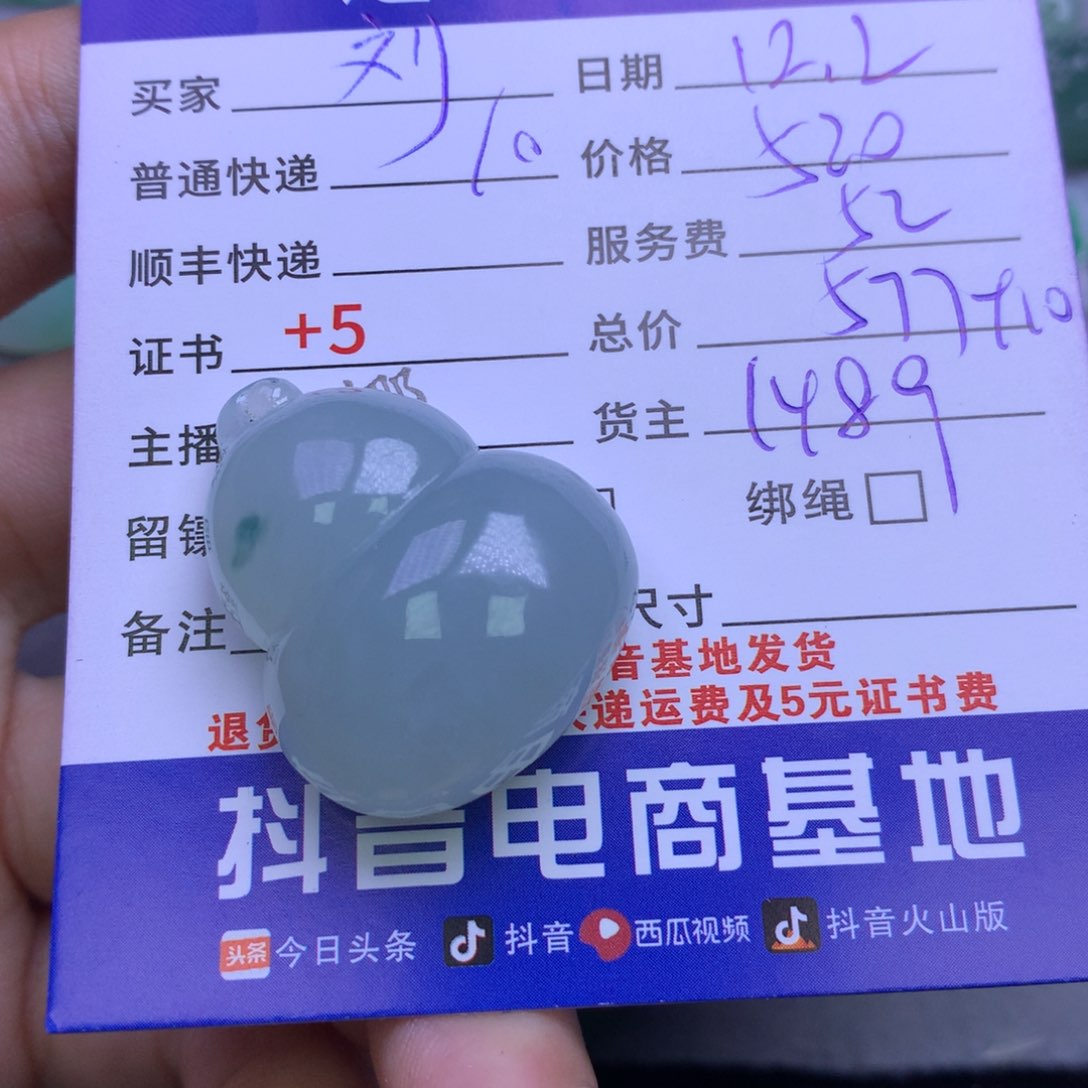 颈饰未镶嵌翡翠刘*臻