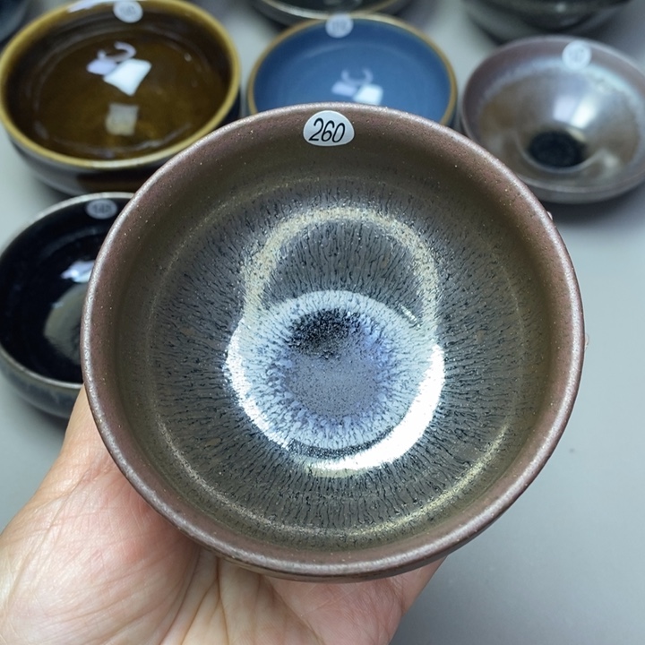 茶盏建窑建盏磨底柴烧主人杯