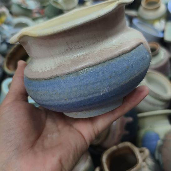 景德镇手工高温陶瓷：内8.5口高8.5