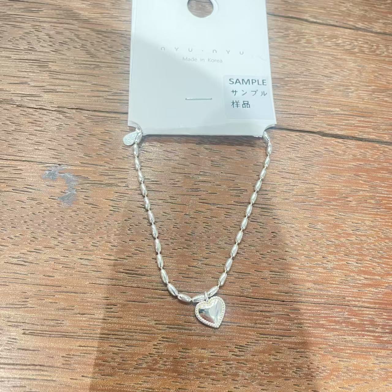 925银手链 0305A41 TJ韩国女装韩国直播代购925银米粒手链 