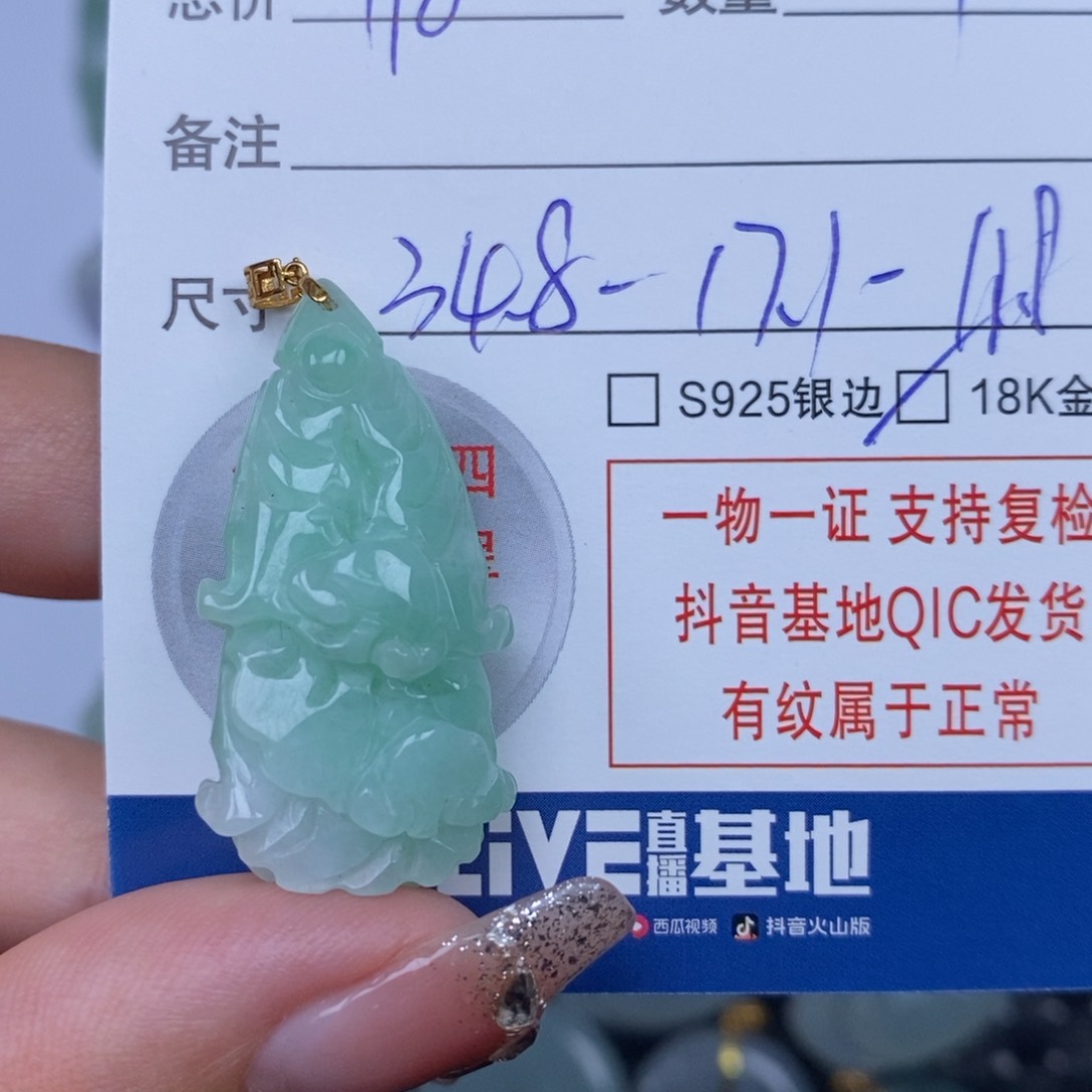 翡翠颈饰未镶嵌开*✨天然