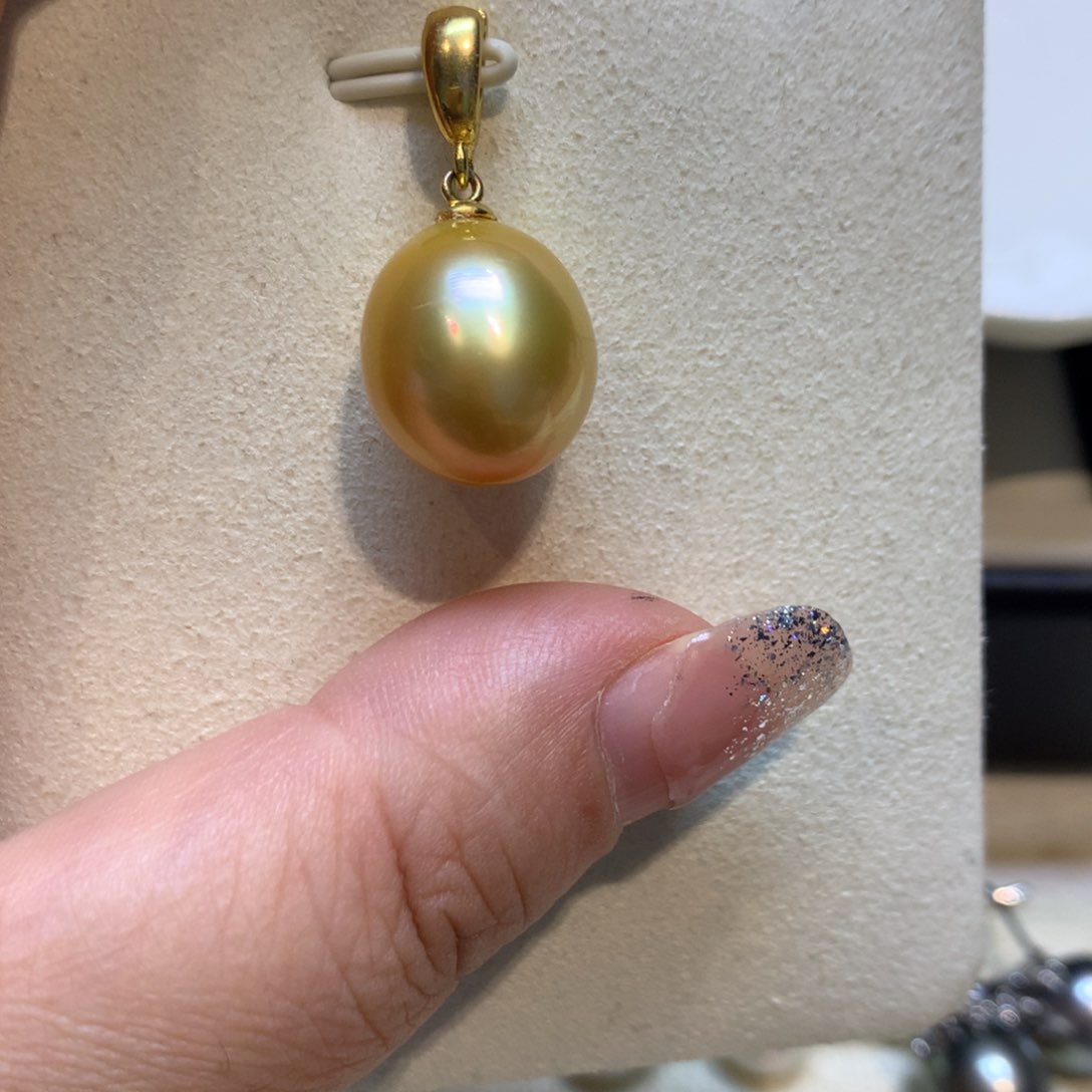 海水珍珠银S925镶嵌颈饰