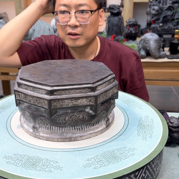 西安石晋錾石雕手工雕刻摆件