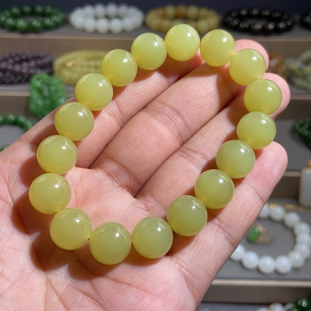 和田玉手链未镶嵌