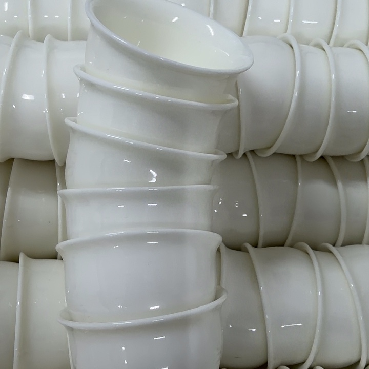 孤品高端羊脂玉系列茶杯六个一组