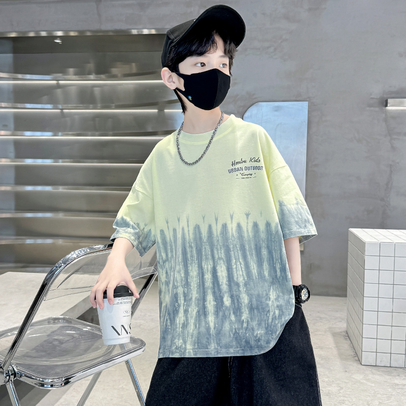【100%纯棉】童装男童短袖t恤夏季新款儿童宝宝半袖上衣中大童潮T