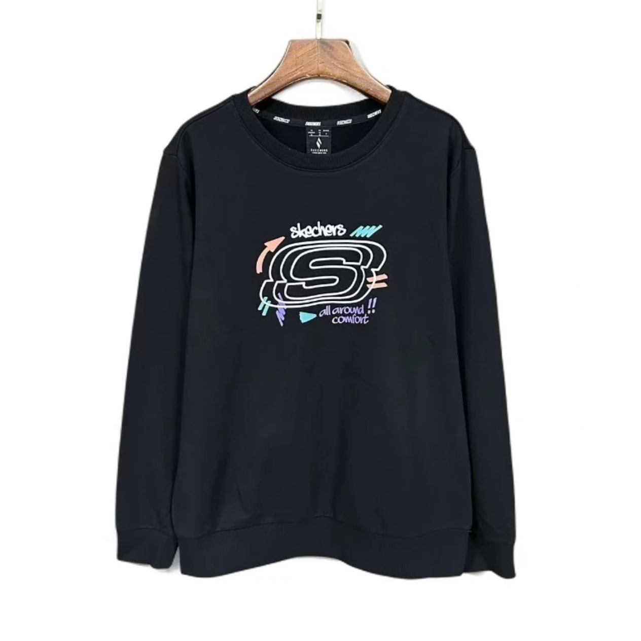Skechers斯凯奇中性款圆领卫衣福利品(m001)