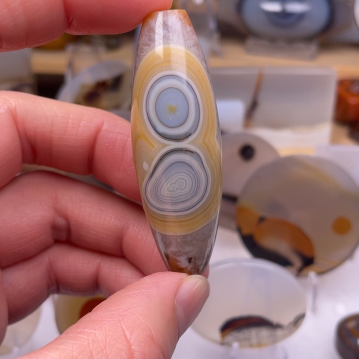 玛瑙/玉髓未镶嵌吊坠(不含链)