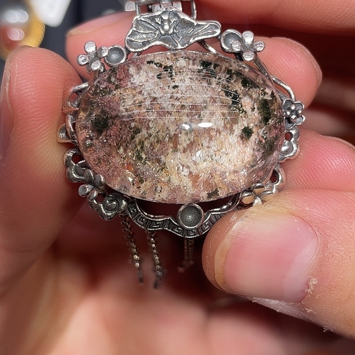 吊坠(赠链)银S925镶嵌水晶1111111111