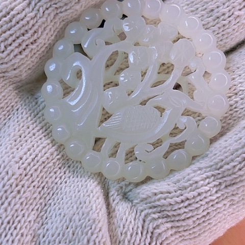 和田玉（白玉）挂件未镶嵌