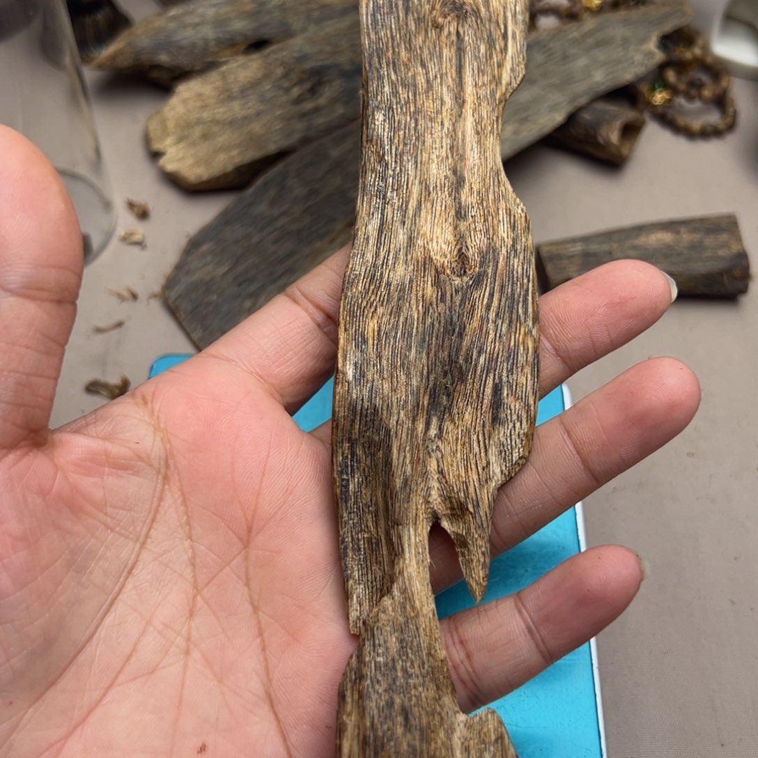 棋楠沉香虫漏64克