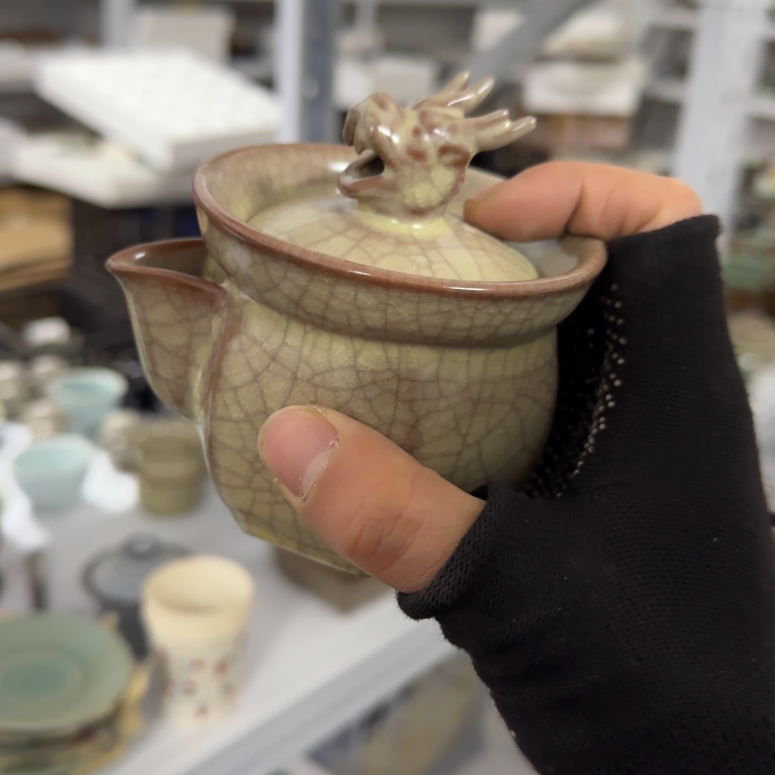 小金茶具青瓷茶器