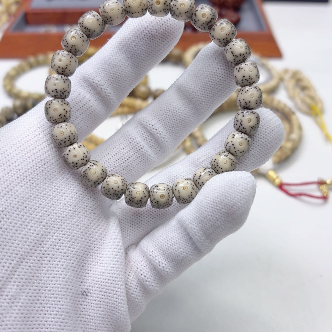 星月菩提吊坠5尊宠糯冰月留白针尖星9左右单圈