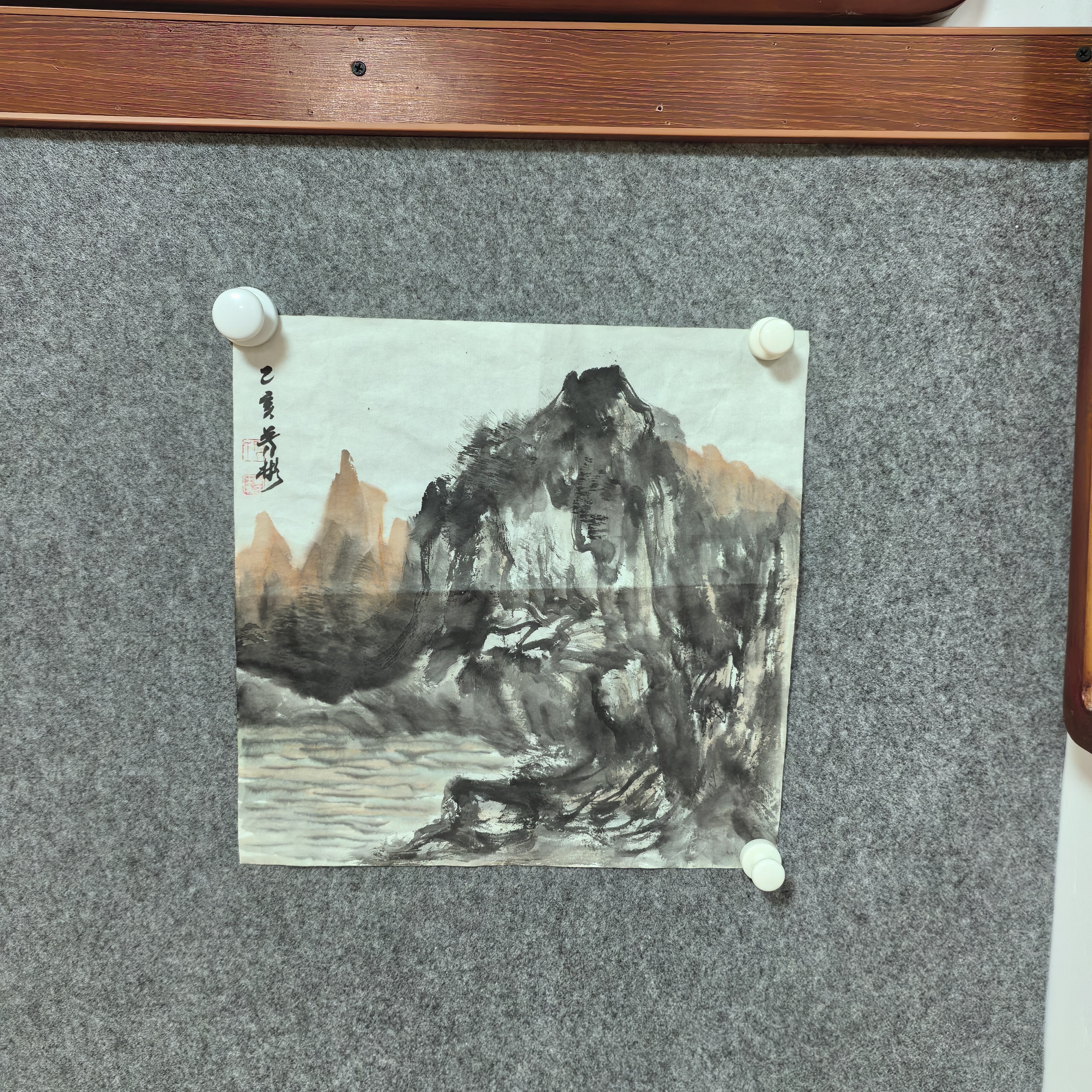 传统国画山水作品无框多款可选