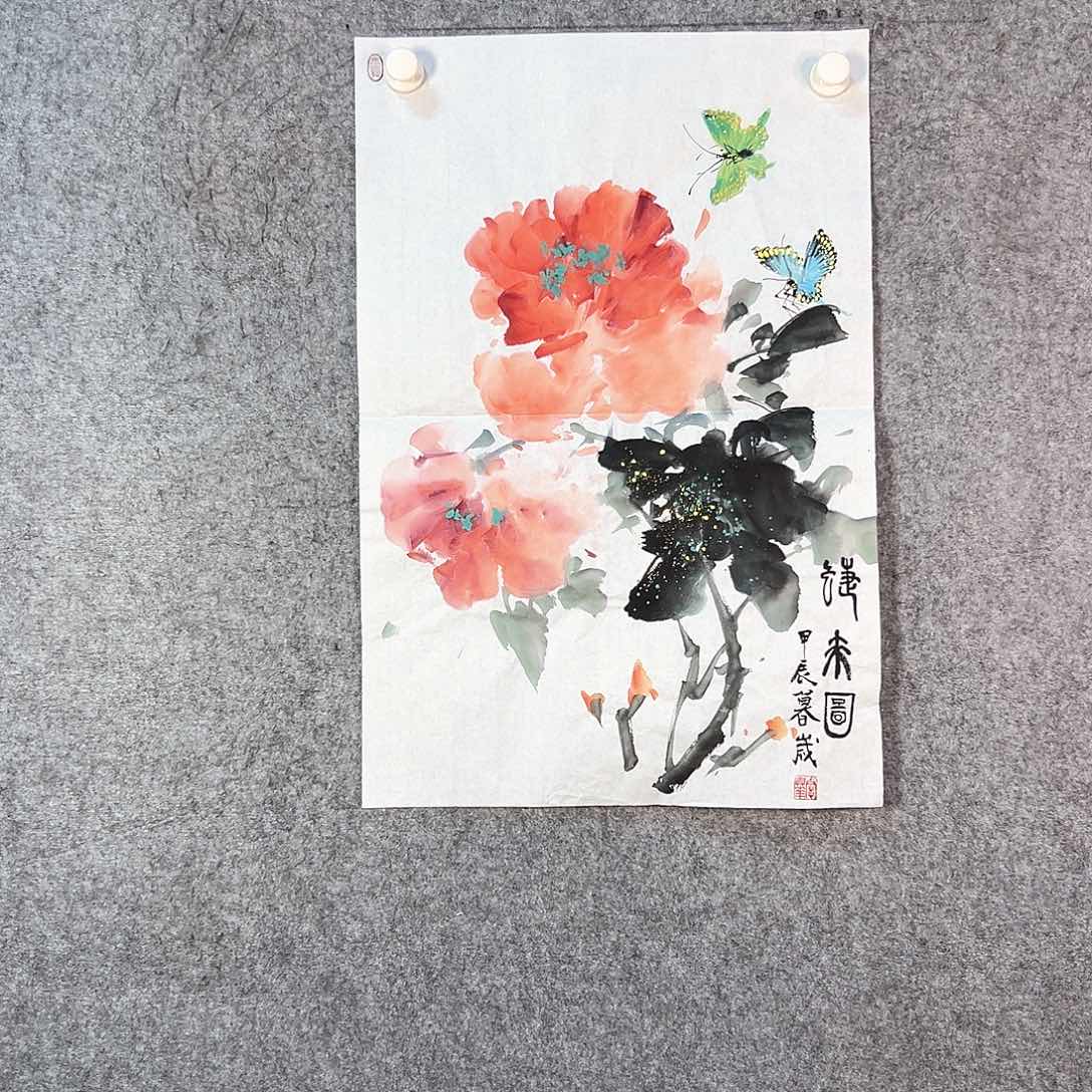 国画318 花鸟等各种鸟类栖息