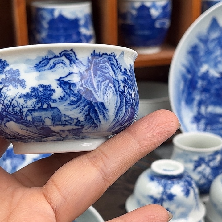 瓷片一笔一墨 叩玉山房