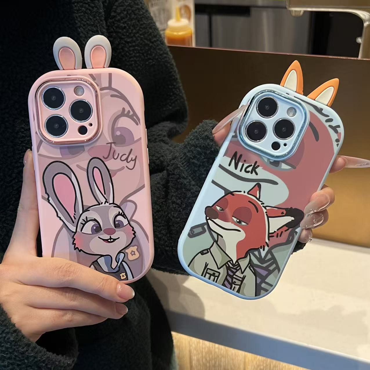 GGBond朱迪尼克耳朵适用苹果17/16胖子手机壳华为P70oppo小米vivo