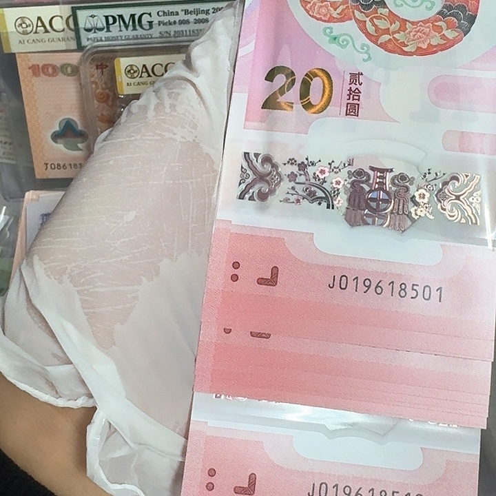 蛇钞纪念钞金马标十8501