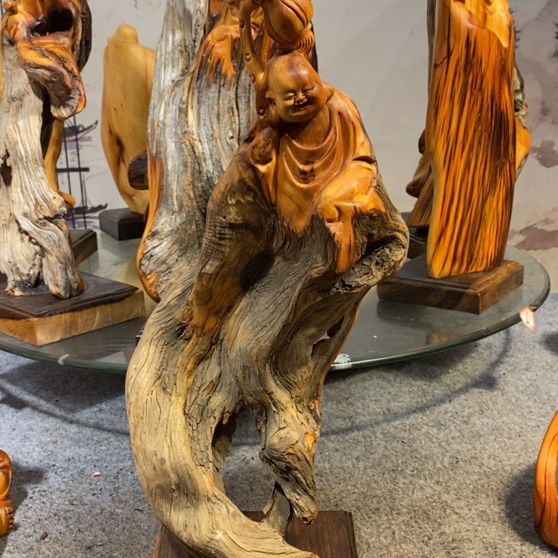 【闪购商品】柏木（崖柏）根雕木雕工艺品摆件家居厂家直销