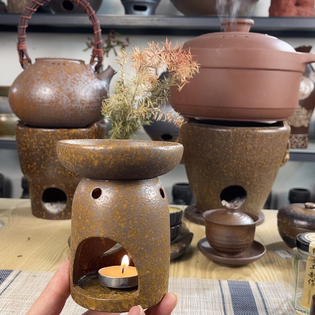 紫砂粗陶实用砂锅