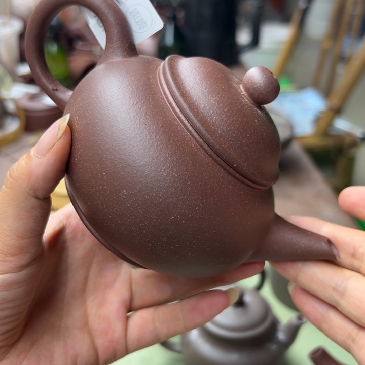 茶壶紫砂紫泥大瑕疵330