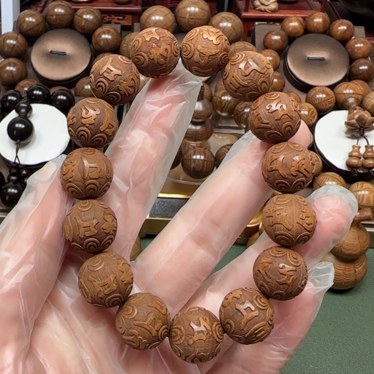 【闪购商品】六道木手串/手链1.5雕刻