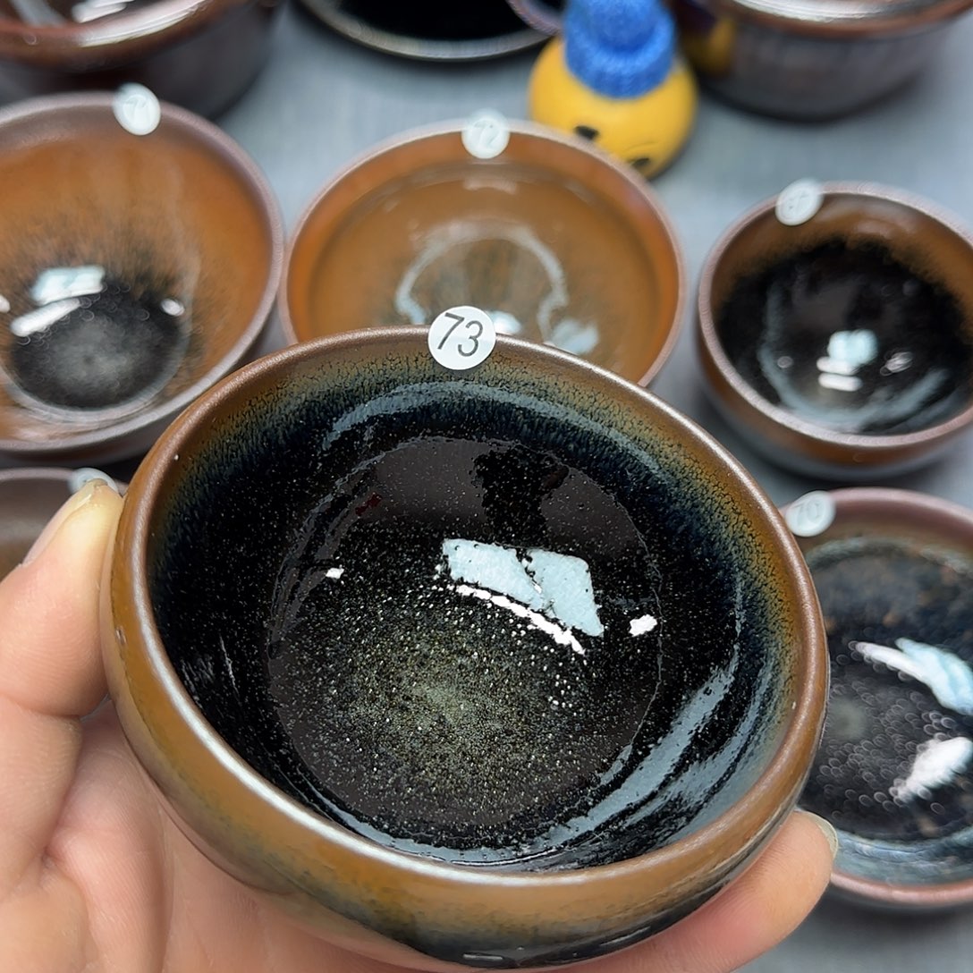 土***缘茶盏印春堂柴烧建盏