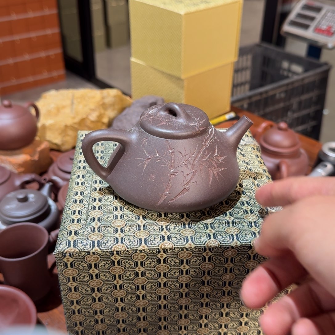 紫砂茶壶原矿原石的制作方法