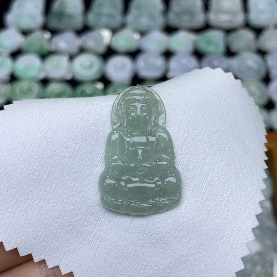 颈饰未镶嵌翡翠佛公