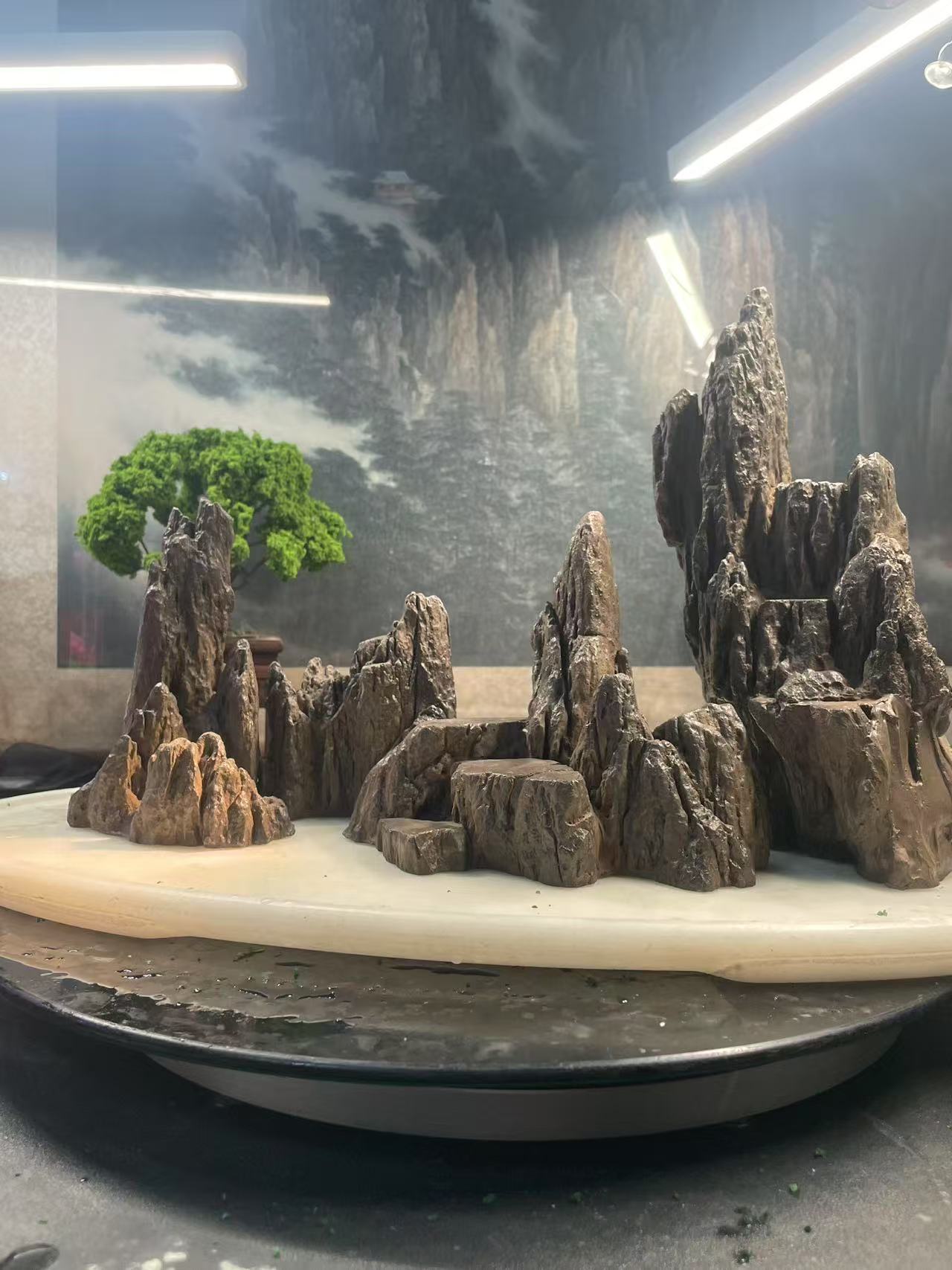 2788+5523裸山峰摆件长40*宽15*高25