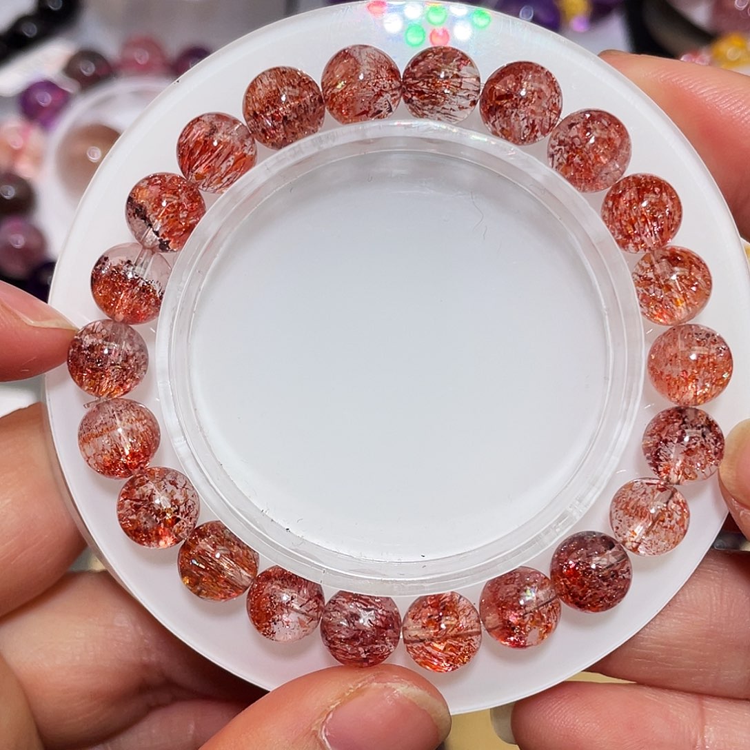 未镶嵌水晶手链芬达金草莓9