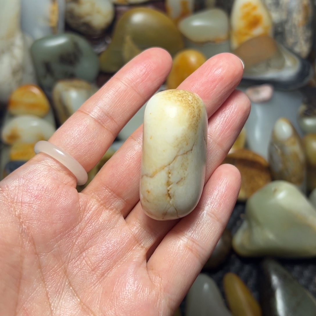 和田玉未镶嵌挂件7