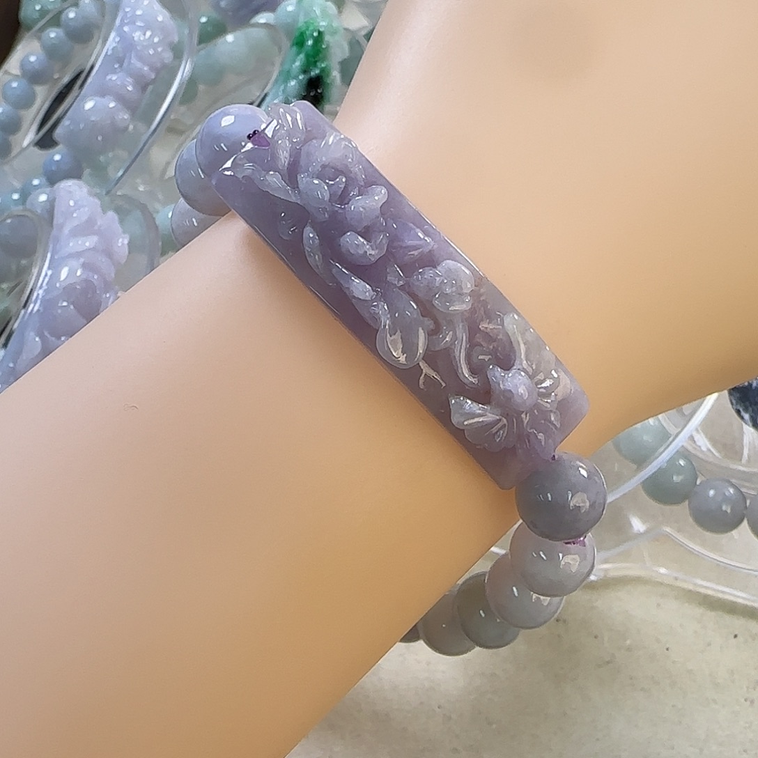 翡翠未镶嵌颈饰手牌5057