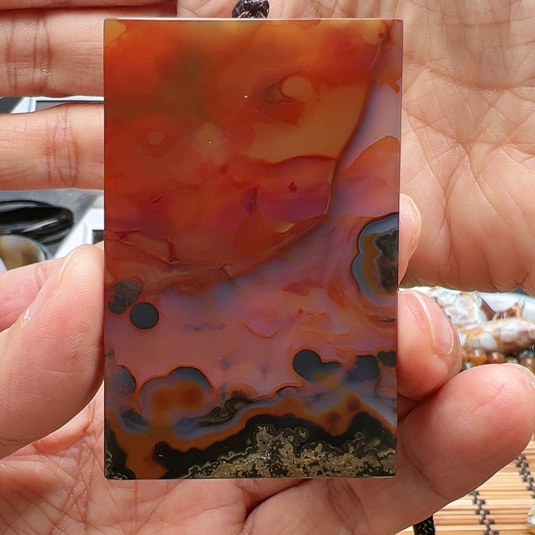 未镶嵌玛瑙/玉髓珠宝半成品