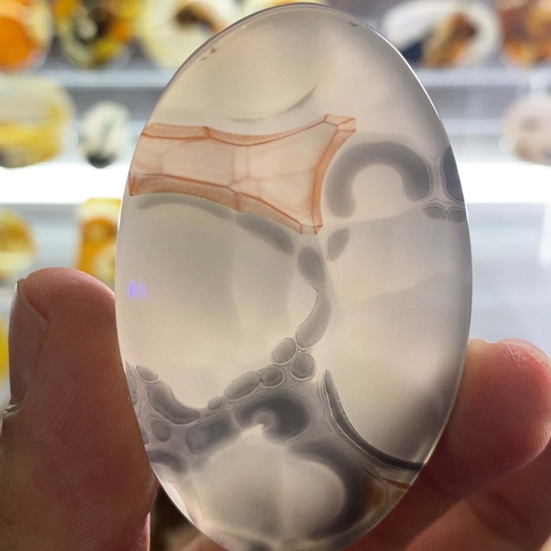 玛瑙/玉髓合金颈饰