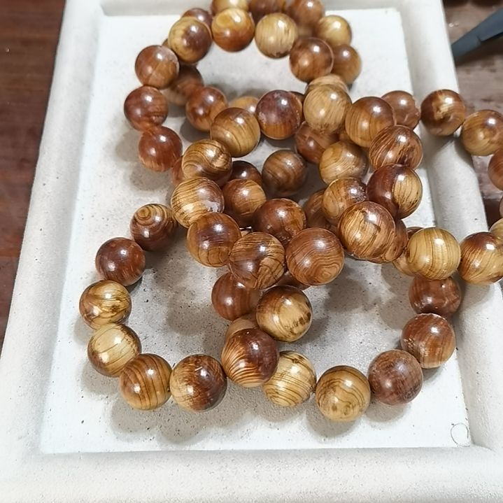 柏木（崖柏）手串/手链20mm圆珠龙胆闪电