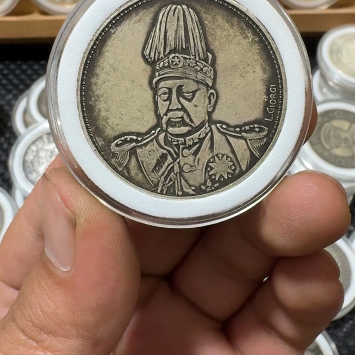 （乾藏甄选）复古龙洋  可吹响可吸反  工艺品家居摆件饰品