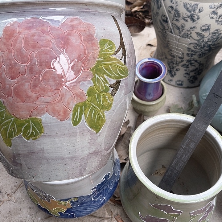 瓷片高度21内扣19 艺术陶瓷